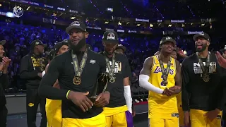 LeBron James wins In-Season Tournament MVP 🏆 | NBA on ESPN