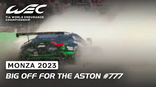 The #777 D'Station Racing gets hit by the #8 Toyota I 2023 6 Hours of Monza I FIA WEC