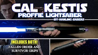 Cal Kestis Proffie Lightsaber by HL SABERS - Alibaba - Unboxing and Review