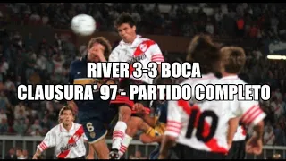 RIVER 3-3 BOCA / CLAUSURA '97 / COMPLETO