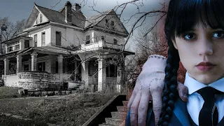 The REAL LIFE ABANDONED ADDAMS FAMILY HAUNTED HOUSE