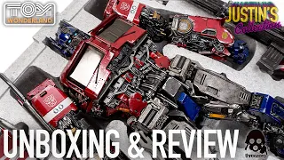 Transformers Bumblebee Optimus Prime Threezero Premium Scale Unboxing & Review