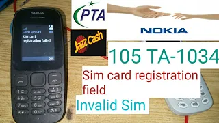 Nokia 105 TA-1034 sim card registration failed | PTA online tax pay | fbr pta tax
|fbr tax on mobile