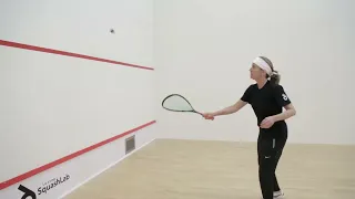Beginner Level 1 - Skills Drills For Beginners with Pro Squash coach Liz Irving