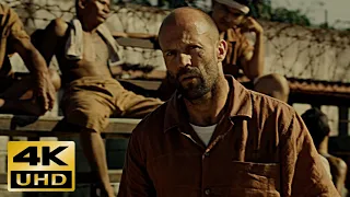 Jason Statham kills African drug Lord in Prison / Mechanic: Resurrection 4K