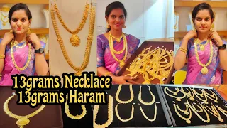 13grams Haram | 13grams Necklace | Kaasu Maalai | Mango Maalai | Lakshmi Pendant Haram