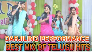 Superb Telugu Mix Dance Performance By Government Junior college Dhummgudem Girls..
