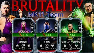 MK11 Synergy Team MK Mobile | Sindel MK11 , Rain MK11 & Shang Tsung MK11 Elder Survivor Gameplay