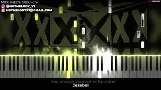 The Rasmus - Jezebel karaoke piano cover