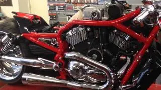 Fredy.ee Supercharged 2009 Harley-Davidson VRSCAW V-Rod First Start!