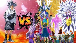 drip Goku vs All dragon ball carktar #anime #dbs #goku #who is strong//