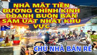 Chủ nhà cần tiền về quê bán gấp căn nhà mặt tiền đường kinh doanh buôn bán sầm uất nhất khu vực