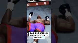 Bakhodir Jalolov Knocks Out Curtis Harper! 🇺🇿 #Shorts | Fight Night Champion Simulation