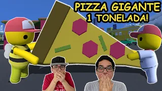 ENCONTRAMOS A PIZZA GIGANTE DE UMA TONELADA NA CIDADE DE MASSA DE MODELAR!!!