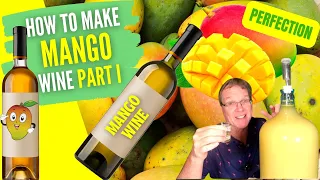 How to Make Wine from Fruit - Mango Wine Recipe - Mango Wine Part I