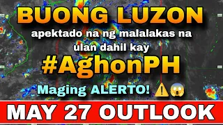 LOOK: LALAKAS PA BILANG 'TYPHOON CATEGORY' SI BAGYONG AGHON ⚠️😱 | WEATHER UPDATE TODAY LIVE #AghonPH