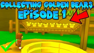 🌈COLLECTING GOLDEN BEARS EPISODE 1!! - Super Bear Adventure Walkthrough