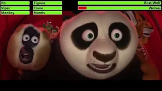 Kung Fu Panda 2 (2011) Dragon Costume Battle with healthbars