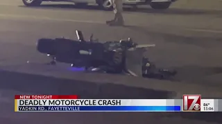 Fayetteville Police Department investigating deadly motorcycle crash