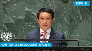 🇱🇦 Laos - Deputy Prime Minister Addresses United Nations General Debate, 78th Session | #UNGA