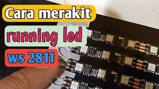 Keren banget!! cara merakit runnig led strobo ws2811