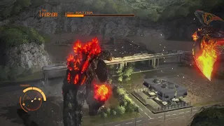 GODZILLA PS4 : Burning Godzilla King of Kaiju mode