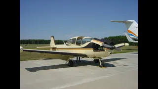 Navion 5392K Flying Formation with Grumman Tiger 48WL