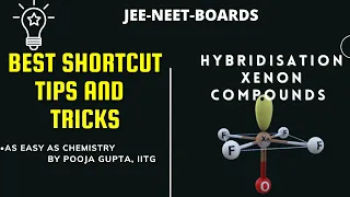 How to Easily find the Hybridisation Of Xenon Compounds...💥💥🥳 #shorts #besttrick  #chemicalbonding