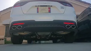 2020 Kia stinger GT AWD cold start and stock exhaust sound