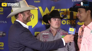 Kaleb Driggers and Junior Nogueira Tie for Round 8 of Team Roping