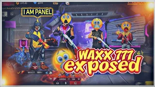 @WAX777FF EXPOSED😳🤯|| Lobby ഇൽ വന്നു pannel user ആണെന് പറഞ്ഞു😱😳🤯#viralvideo