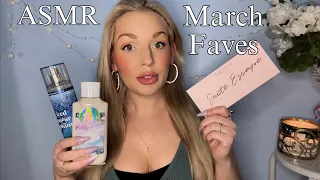 ASMR MONTHLY FAVORITES💖MARCH FAVORITES✨