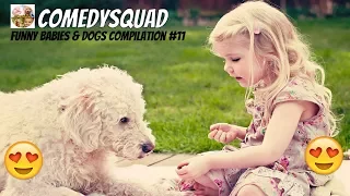 Funny Dogs and Babies Playing Together-Funny Babies & Dogs Compilation #11