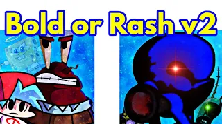 Friday Night Funkin’ - Bold or Rash V2 Restored / Bob Spongebob (FNF Mod/Hard/Starved/Teaser)