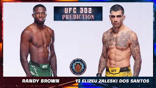 Randy Brown vs Elizeu Zaleski dos Santos Prediction | #UFC302 | Bloody Water Podcast
