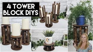 4 Awesome Tumbling Tower Block Diys