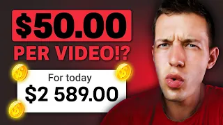 EASIEST $100+ Every Hour Watching YouTube Videos A Day While You Listen to Music - Make Money Online