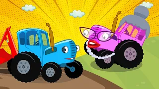 Синий трактор и его бабушка - Сказки для детей малышей - Распаковка  подарка