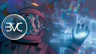 4K Floating Astronauts and crystals VJ Loop, Live 3D Wallpaper and Screensaver