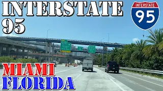 I-95 South - West Palm Beach to Miami - Florida - 4K Highway Drive