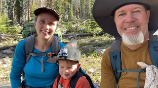 Backpacking and Fishing in the High Uintas - My Grandsons First Backpacking Trip