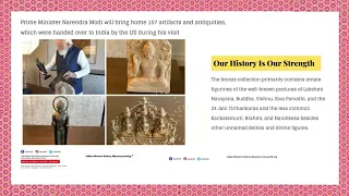 PM Narendra Modi will bring home 157 artifacts and antiquities- Indian Women's History Museum