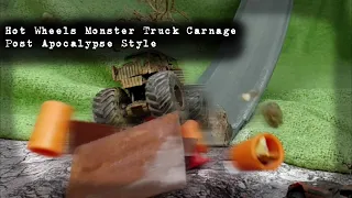 Hot Wheels Monster Truck Carnage, Post Apocalypse Style