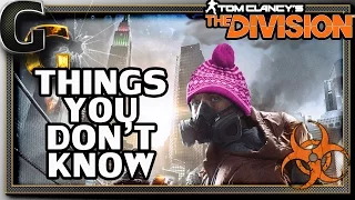 THE DIVISION - Essential Hints & Tips For All Players!