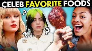 Trying Celebrity's Favorite Holiday Food (Taylor Swift, Mr Beast, Lil Nas X)