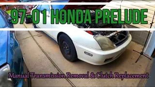 1997 - 2001 Honda Prelude Manual Transmission: Clutch : Axle Removal : 5th Gen Prelude Part 1