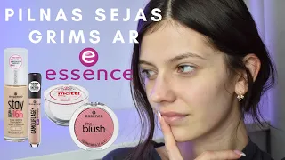 Pilnas sejas grims ar ESSENCE produktiem (kosmētika līdz 5 eiro)