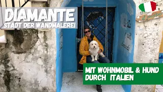 Diamante 🇮🇹 Stadt der Wandmalereien in Kalabrien | Überwintern mit Hund im Wohnmobil in Italien