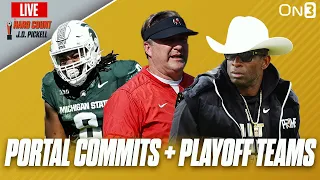 BIG CFB Transfer Portal Commits | Deion Sanders & Colorado Nuance | Pencil In Playoff | Texas vs UGA