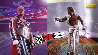 WWE 2K23 Shawn Michaels vs Cody Rhodes (Wrestlemania Rematch) Championship | Full Match - PC 4K